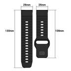 Ventro Silicone Sport Band for Garmin Fenix 8, 7X, 6X, Vented Design