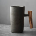 TerraNord Latte Mugs, Nordic Earth Tones, Stoneware, 4 Colors