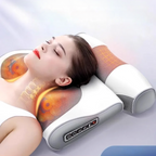 SerenGlow ComfortHeat Heated Neck and Back Massage Pillow