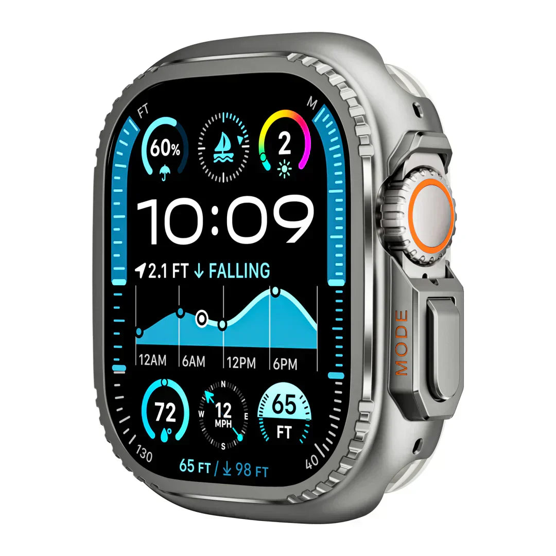 Apple Watch-etui i aluminium, AeroGuard robust beskyttelsesskal