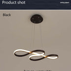 Durell muzikale noot hanglamp, zwart & goud | Fioriscas