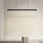 Lampada a sospensione lineare minimalista classica Orva in bianco e nero | Fioriscas