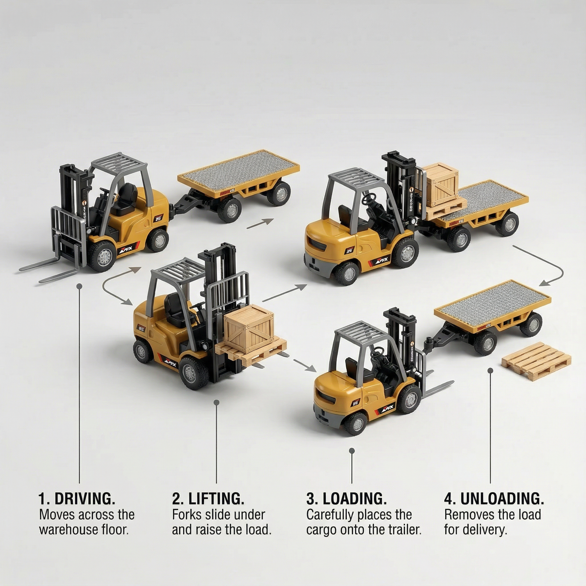 Premium Metal Remote Control Construction Vehicle for Realistic Operation and Precision Play | Fioriscas