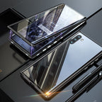 Samsung magnetic tempered glass double-sided phone case