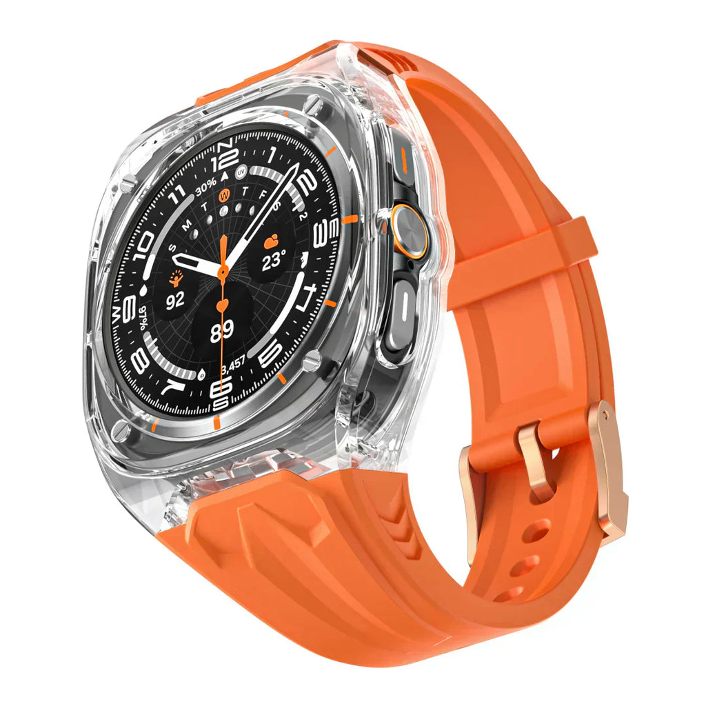 Pouzdro a řemínek Samsung Galaxy Watch Ultra, sada Lumeo Retrofit, 47 mm