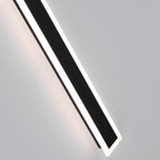Lineær udendørs væglampe med Frostline-design i akrylpanel