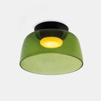 Håndlavet loftslampe i glas, Lumenweave nordisk design med flere niveauer