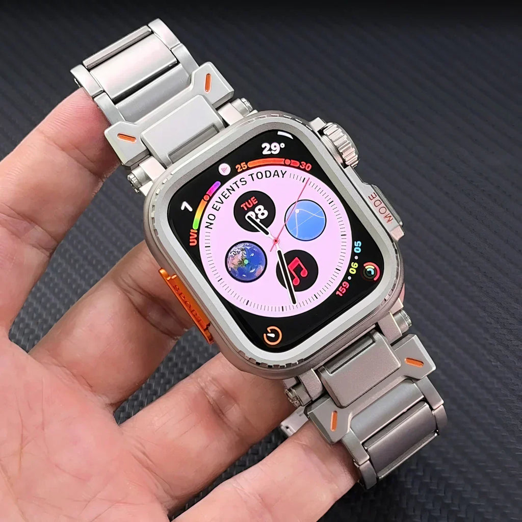 Apple Watch-etui i aluminium, AeroGuard robust beskyttelsesskal