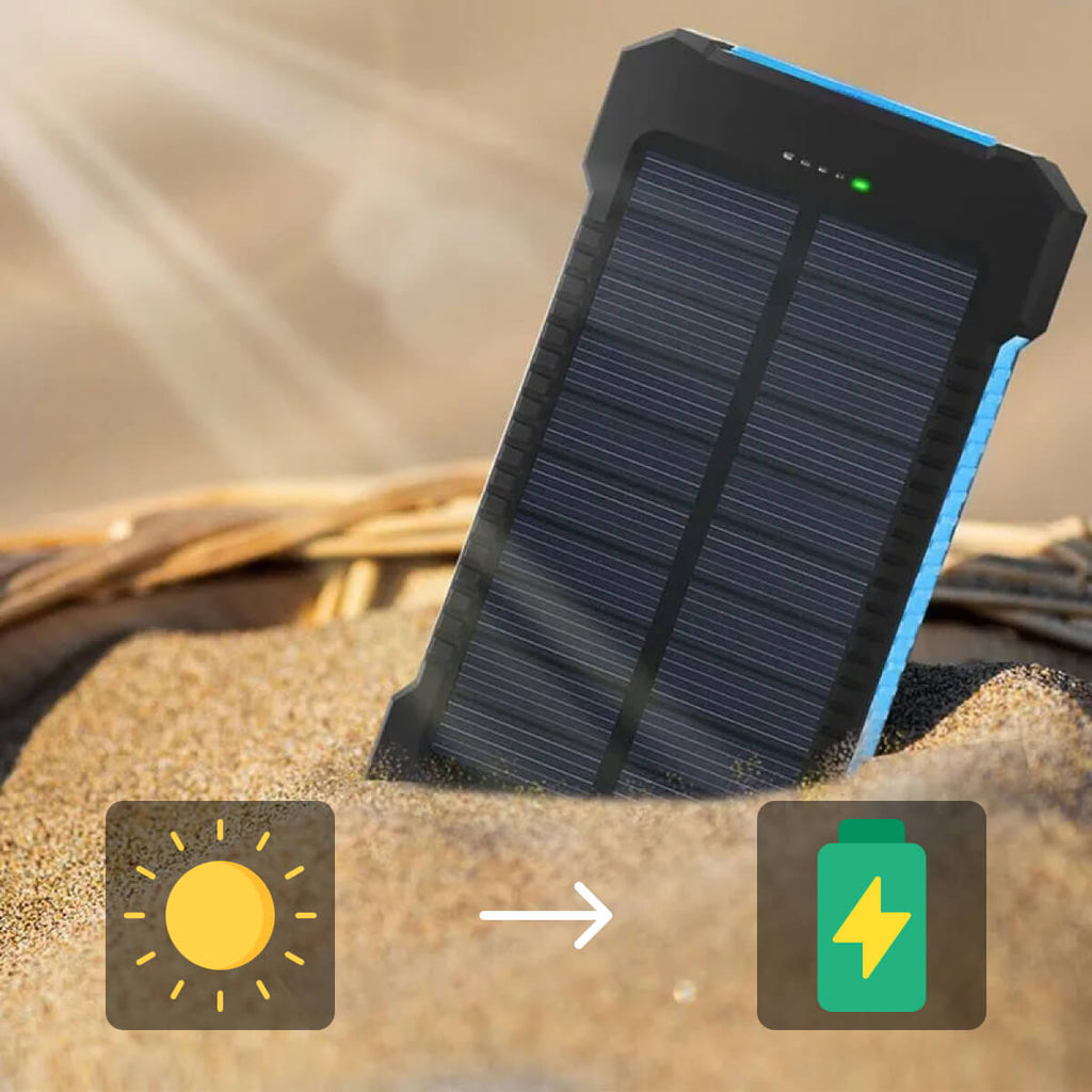 SolaraGuard 50000mAh solární powerbanka s duálním nabíjením přes USB