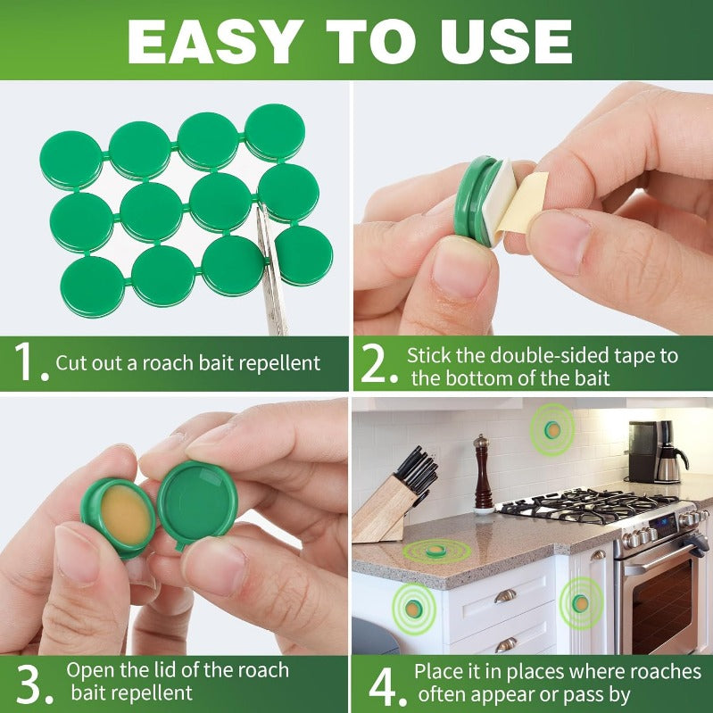 Child- & Pet-Safe Roach Bait Discs