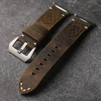 Full-Grain Leather Watch Band, Vintage Patina, Fits Samsung Watch Ultra 47mm