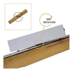 Lampe murale LED Muto en bois naturel fissuré rotatif | Fioriscas