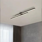 Ultra-Slim LED Semi-Flush Ceiling Light in Aluminum, LumenVale