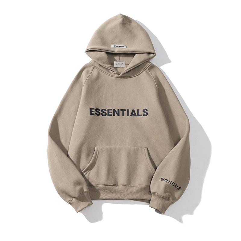 Essentials | Fear of God | Vetoketjullinen huppari kengurutaskulla