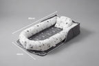 Nid portable en coton pour bébé avec housse lavable | Fioriscas