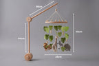 Natural Wood Crib Mobile To Calm Your Baby At Bedtime