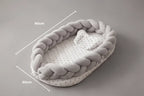 Breathable Bionic Baby Nest with Braided Bumper | Fioriscas