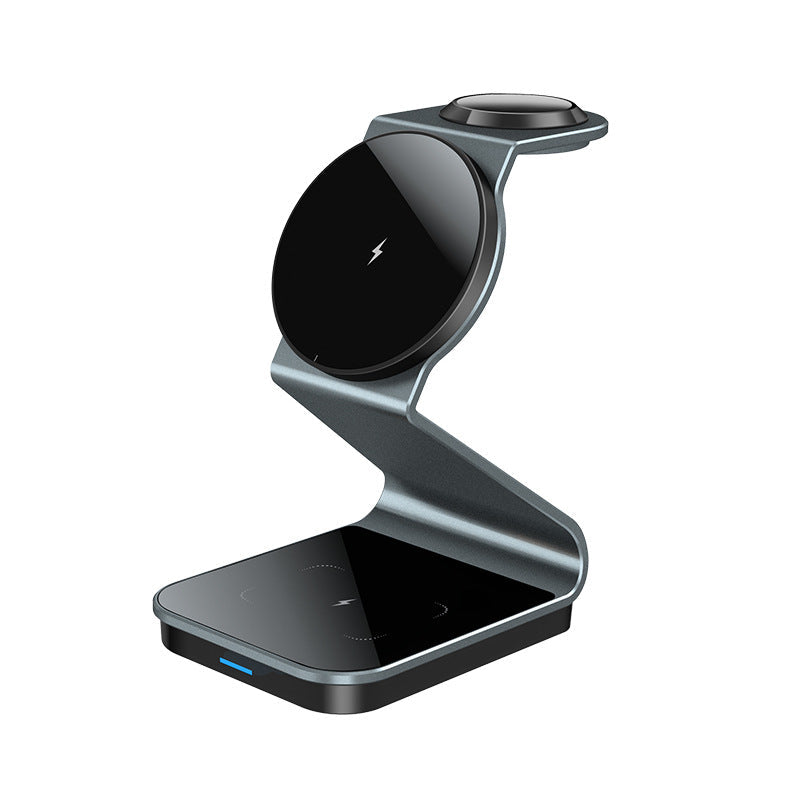 MagnaVolt magnetiskt 3-i-1 laddställ för iPhone, Apple Watch och AirPods