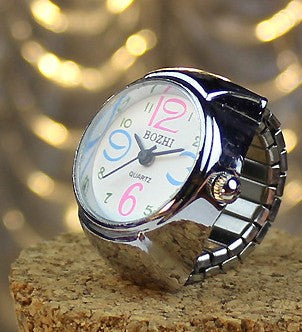 Atria Finger Ring Watch, Compact Timepiece For Everyday Wear