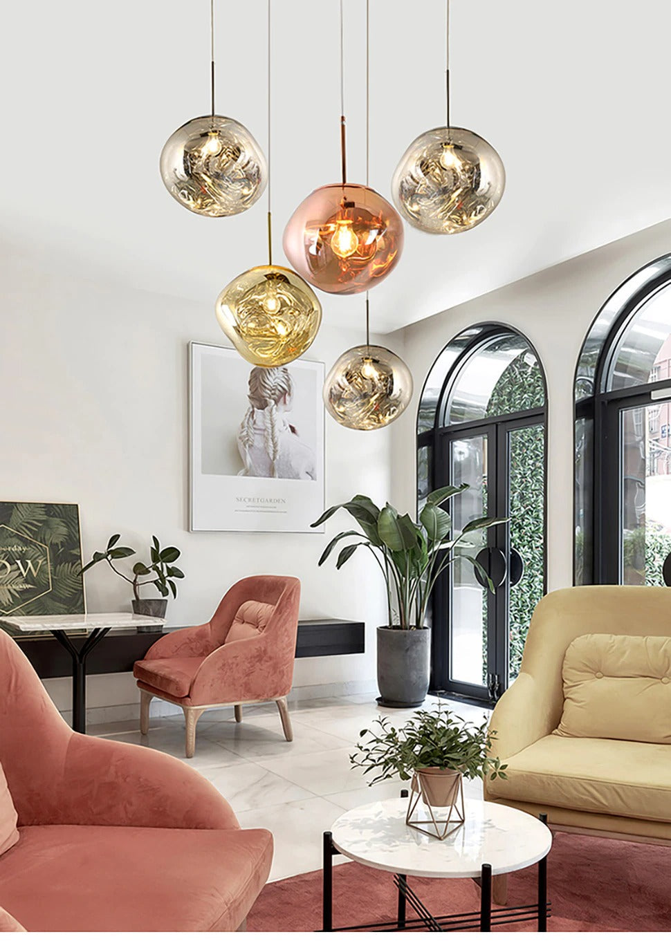 LumaNova LED Pendant Light For Kitchens, Modern Metal Hanging Fixture