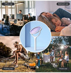 5-in-1 mosquito repellent with insect swatter & LED lamp - Fioriscas