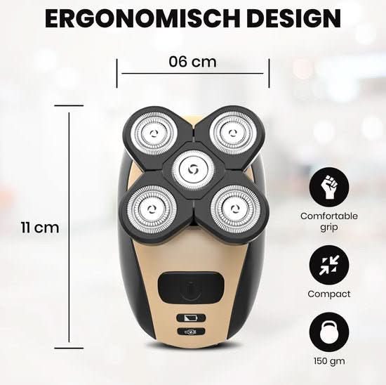 5-in-1 Electric Shaver for Smooth & Irritation-Free Shaving - Fioriscas