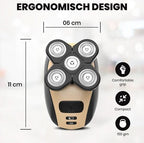 5-in-1 Electric Shaver for Smooth & Irritation-Free Shaving - Fioriscas