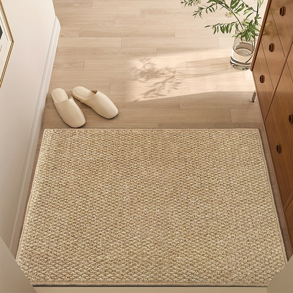 屋内外で使える、柔らかなジュート調のウェルカム＆泥除けドアマット Cleanmat | Fioriscas
