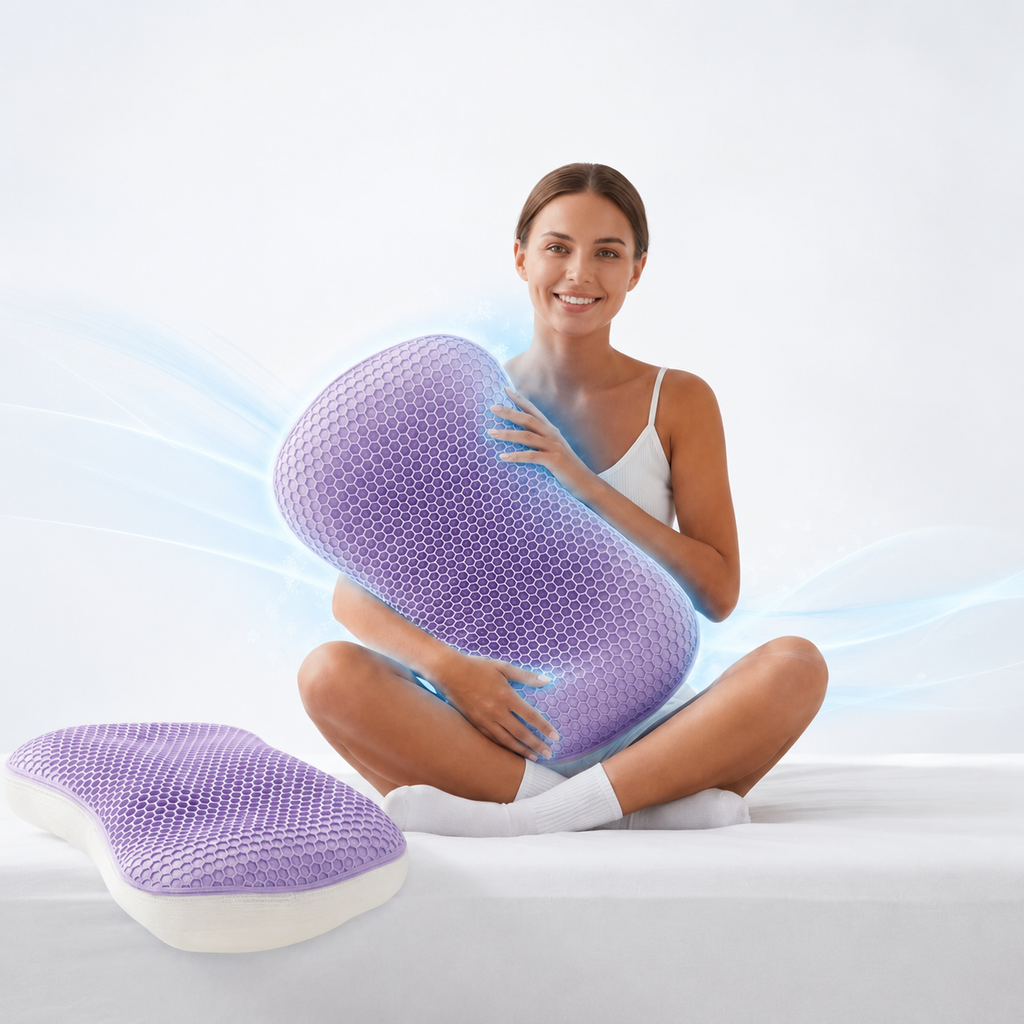 GelCerv Cooling Neck Pillow With TPE Adaptive Support