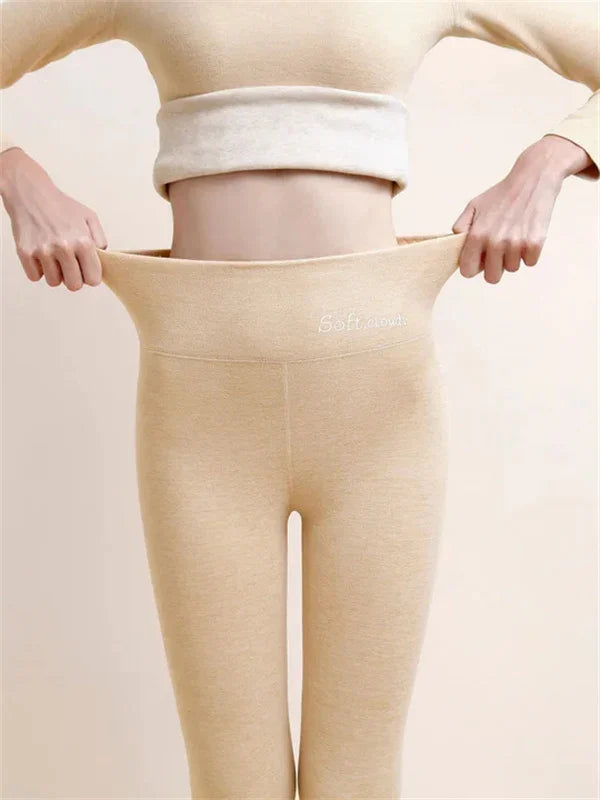 AstraWeave Cold-Weather Leggings, Cashmere-Fleece Lined Stretch Fit