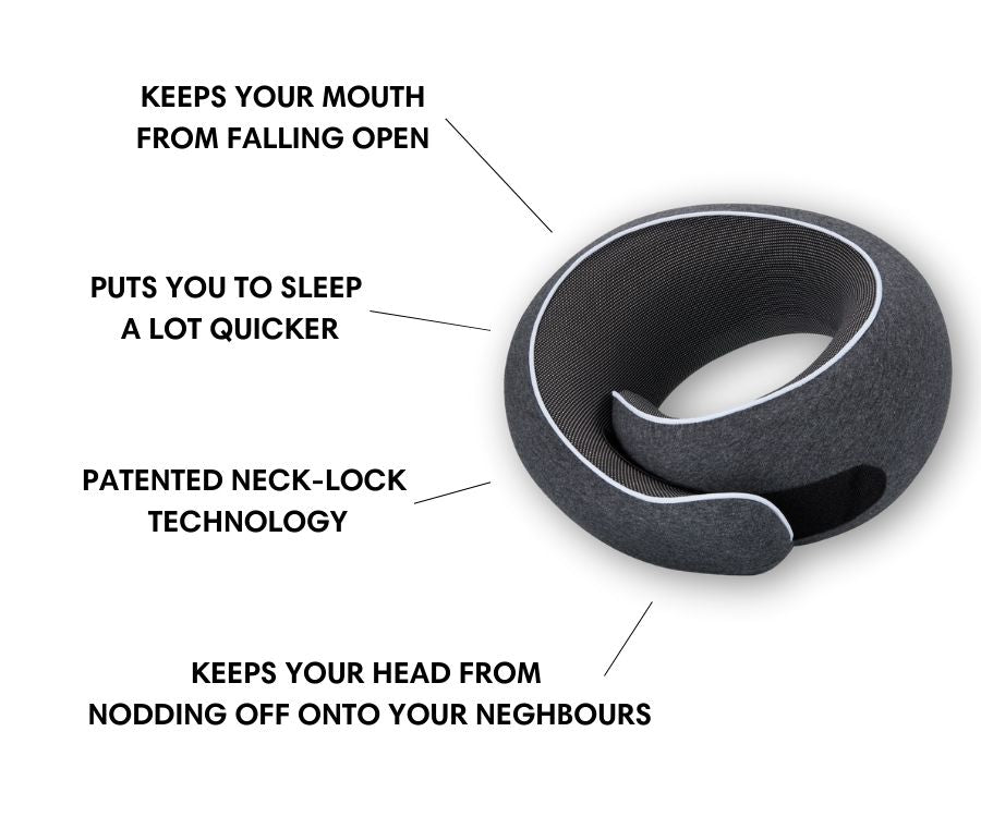 Memory Foam Travel Neck Pillow | Fioriscas