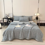 SnugLoom Coral Fleece Blanket, Reversible Heart & Letter Print