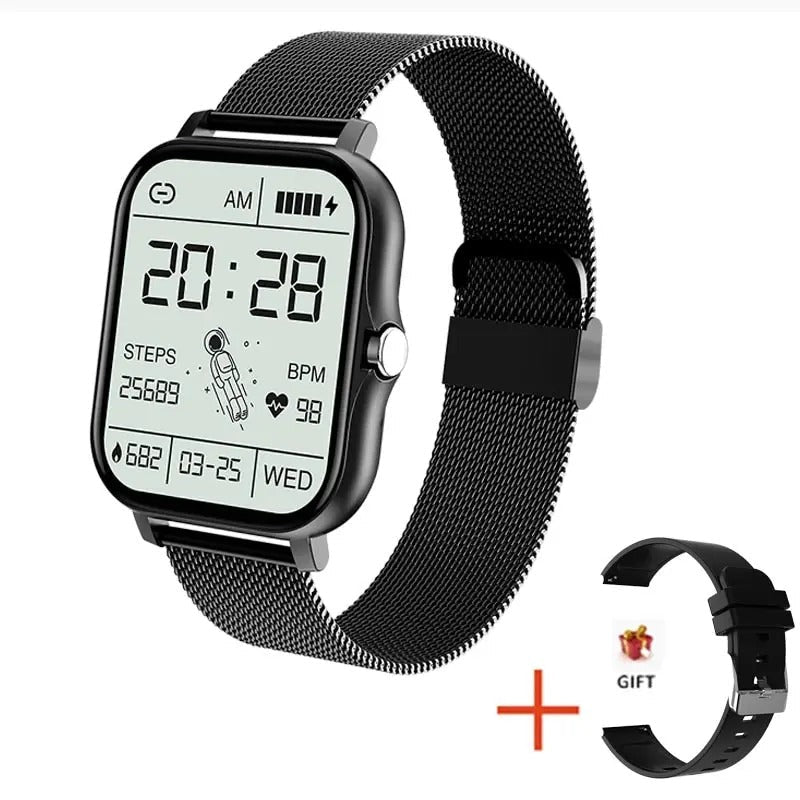 שעון חכם עם שיחות Bluetooth וצג מגע, PulseWave