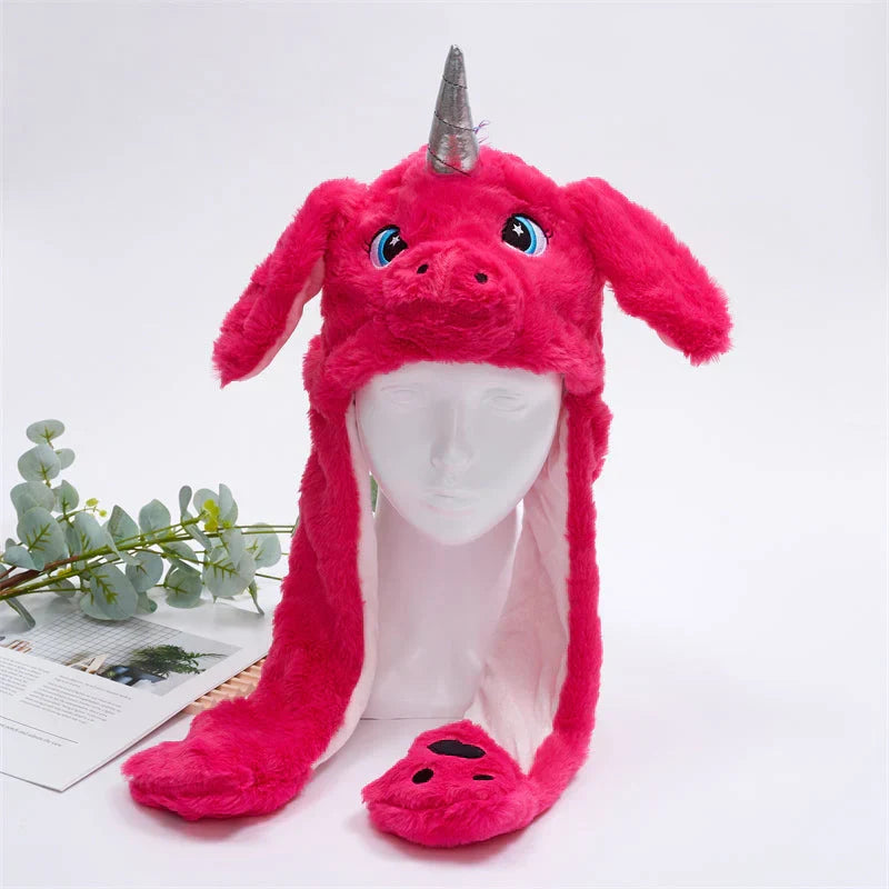 Funny hat with wobbly ears