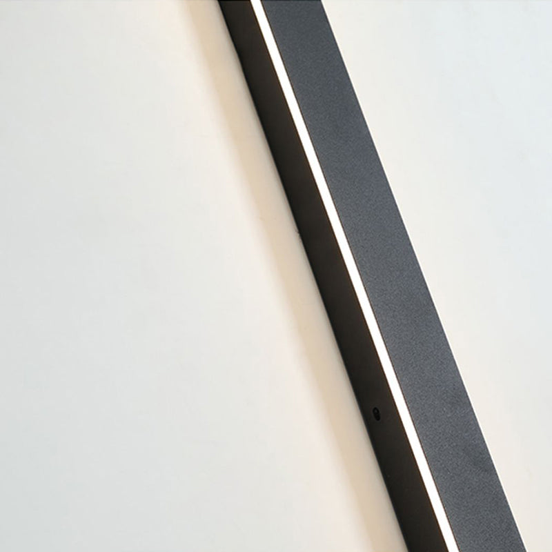 Applique murale noire élégante, luminaire LED Nyx pour murs extérieurs