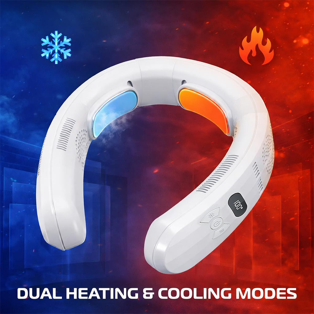 Nekventilator met verwarming en verkoeling, ThermoFlow draagbaar model met 3 zones