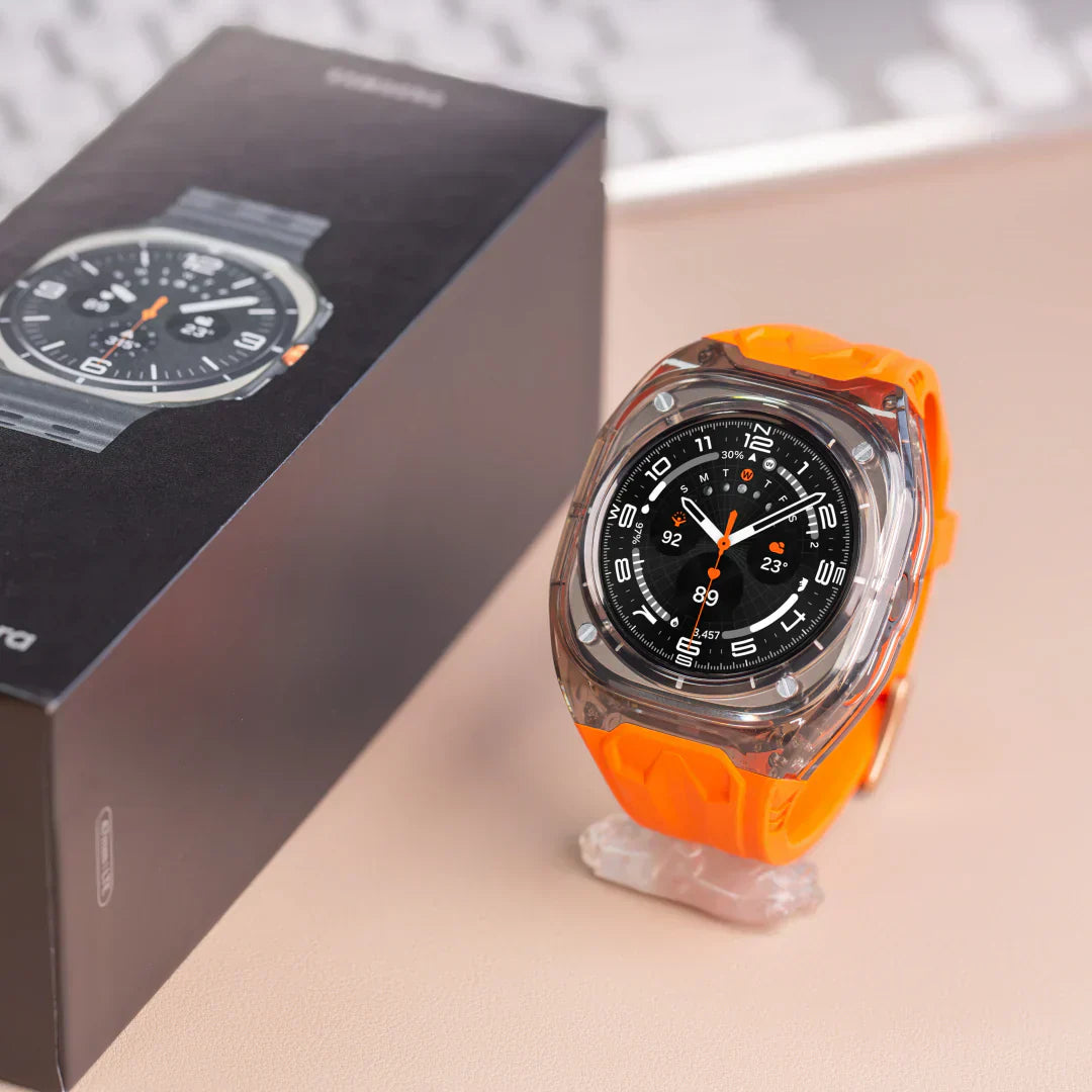 Pouzdro a řemínek Samsung Galaxy Watch Ultra, sada Lumeo Retrofit, 47 mm