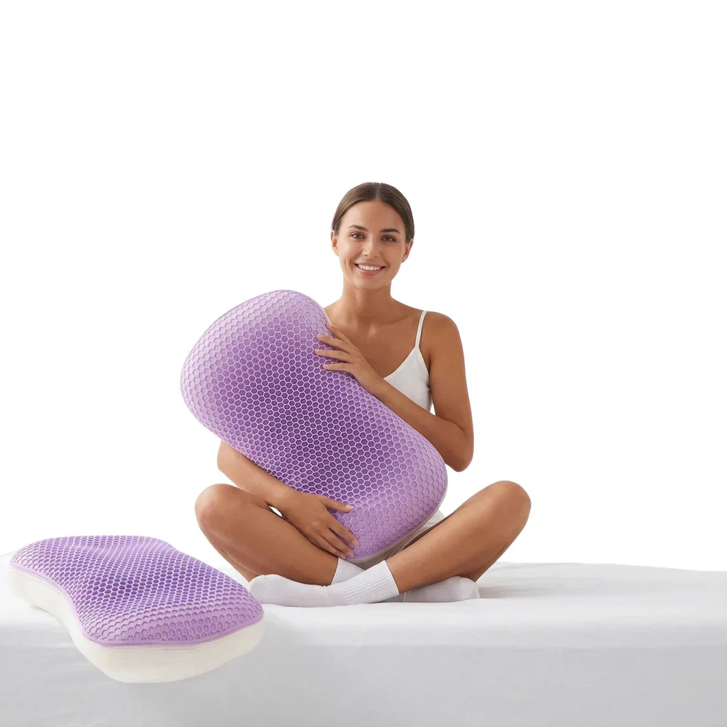 GelCerv Cooling Neck Pillow With TPE Adaptive Support