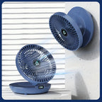 Ventilatore USB pieghevole da parete, raffreddamento personale ultra-silenzioso