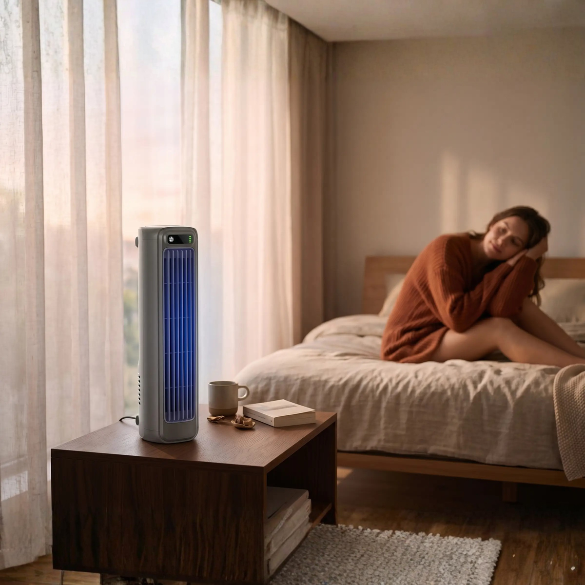 AirWave – Portable Rechargeable Air Conditioner with 12-Hour Battery Life