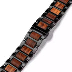 Aveline Samsung Watch Ultra-band, röd sandelträ och armband i rostfritt stål