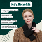ThermaLuxe USB-beheizter Nackenwärmer für kalte Winterfahrten