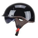 AeroShield Street Helmet With Flip-Down UV Visor, DOT-Approved ABS Shell