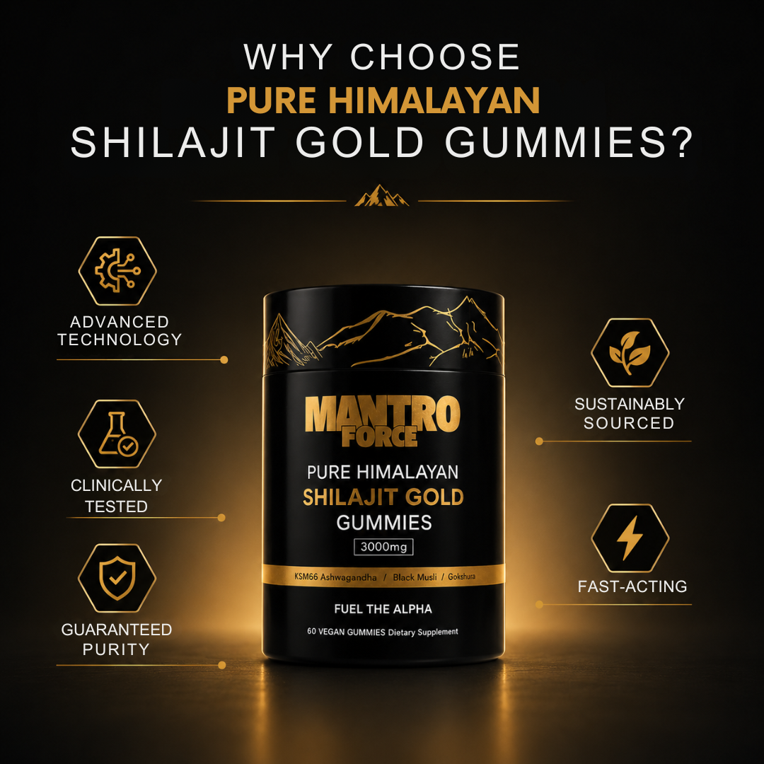 Shilajit-energiahyytelöt elinvoimaan ja päivittäiseen hyvinvointiin