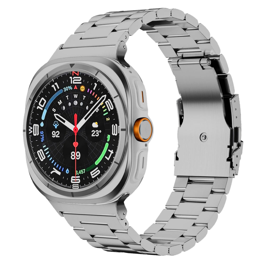 Aurex Titanium Watch Band for Samsung Galaxy Watch Ultra, Folding Buckle