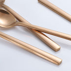 Flatware Set For Six, AstraLuxe 30-Piece Stainless Steel Cutlery
