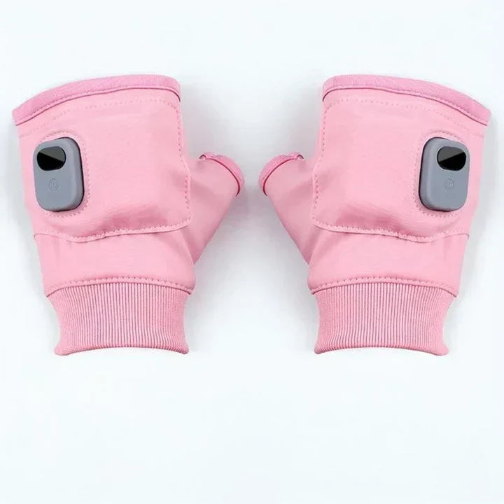 USB Rechargeable Heated Fingerless Gloves