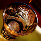 Takumi Soaring Dragon Crystal Whisky Glass, Wooden Box