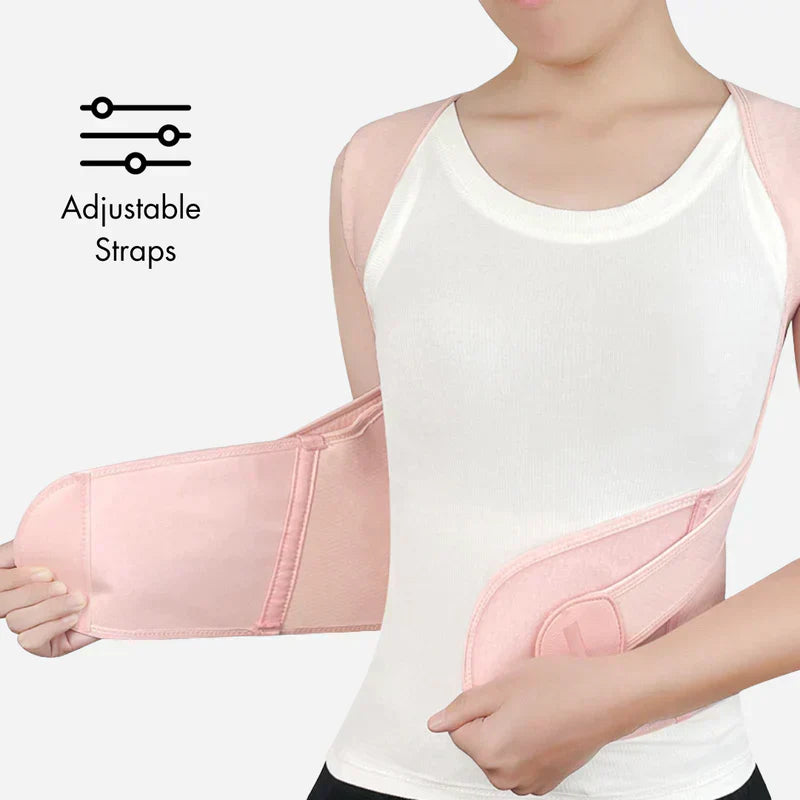 Ascenta Posture Support Back Wrap With Adjustable Shoulder Straps