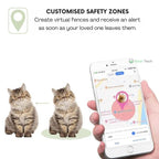 Verstelbare gps-tracker voor huisdierenhalsband, waterdicht, groot bereik